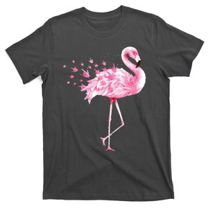 Cute Flamingo I Love You ASL American Sign Language T-Shirt