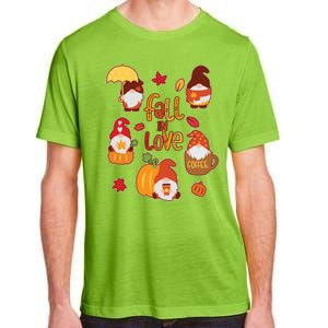 Cute Fall In Love Autumn Gnomes Adult ChromaSoft Performance T-Shirt