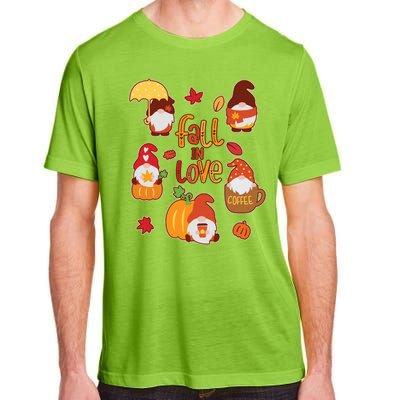 Cute Fall In Love Autumn Gnomes Adult ChromaSoft Performance T-Shirt