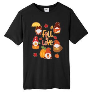 Cute Fall In Love Autumn Gnomes Tall Fusion ChromaSoft Performance T-Shirt