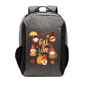 Cute Fall In Love Autumn Gnomes Vector Backpack