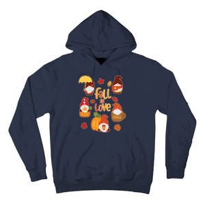 Cute Fall In Love Autumn Gnomes Tall Hoodie