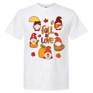 Cute Fall In Love Autumn Gnomes Garment-Dyed Heavyweight T-Shirt