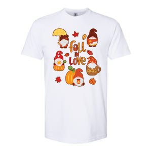 Cute Fall In Love Autumn Gnomes Softstyle CVC T-Shirt