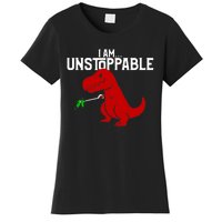 Cute & Funny I Am Unstoppable TRex Dinosaur TShirt Women's T-Shirt