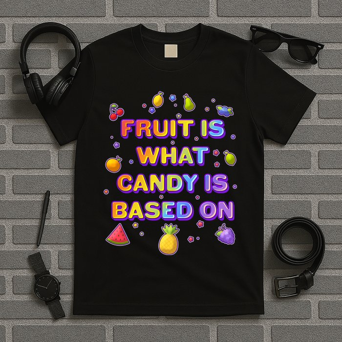 Colorful Fruit Is What Candy Is Based On T-Shirt