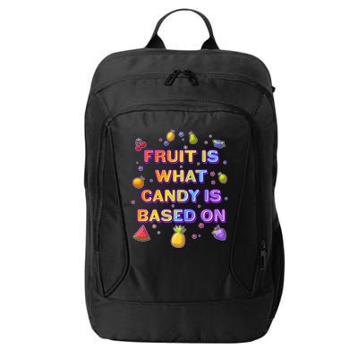 Colorful Fruit Is What Candy Is Based On City Backpack