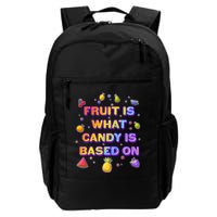 Colorful Fruit Is What Candy Is Based On Backpack