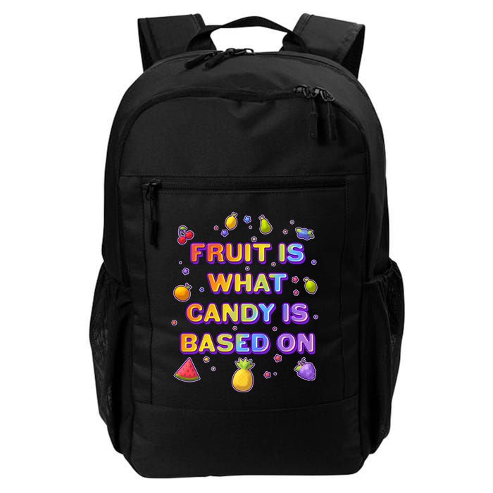 Colorful Fruit Is What Candy Is Based On Backpack