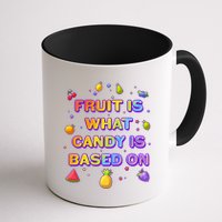 Colorful Fruit Is What Candy Is Based On Mug