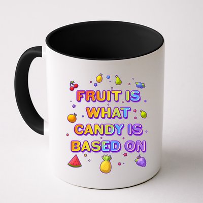 Colorful Fruit Is What Candy Is Based On Mug