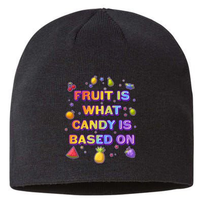 Colorful Fruit Is What Candy Is Based On Sustainable Beanie