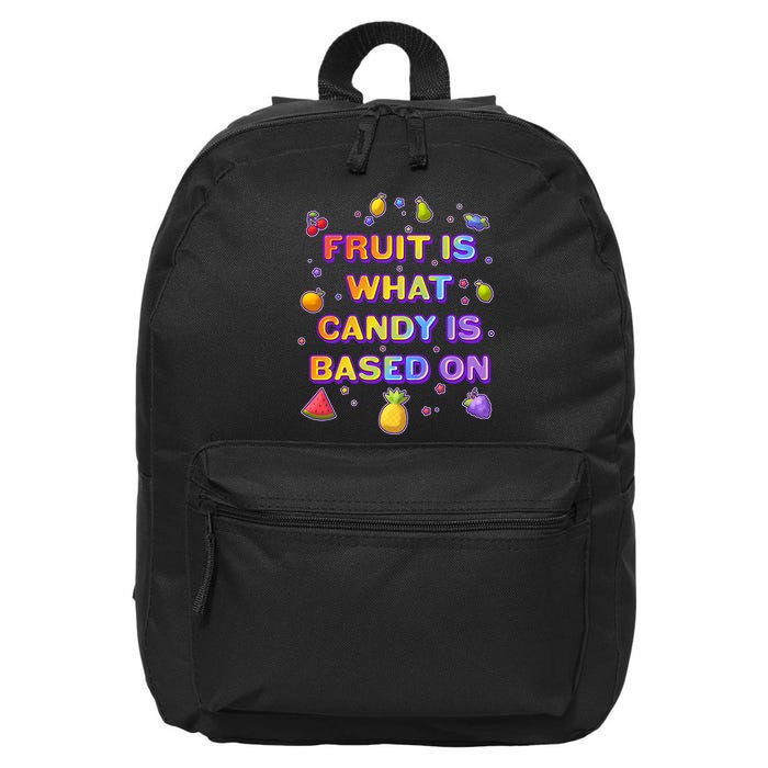 Colorful Fruit Is What Candy Is Based On 16 in Basic Backpack