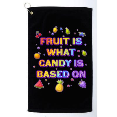 Colorful Fruit Is What Candy Is Based On Golf Towel
