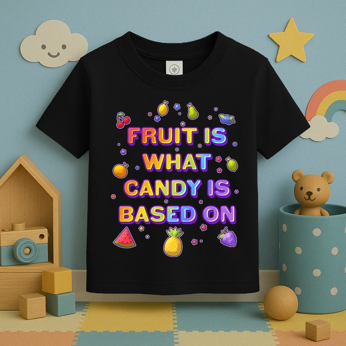 Colorful Fruit Is What Candy Is Based On Toddler T-Shirt