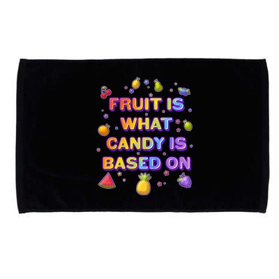 Colorful Fruit Is What Candy Is Based On Microfiber Hand Towel