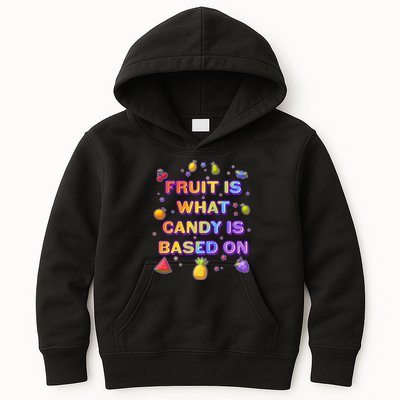 Colorful Fruit Is What Candy Is Based On Kids Hoodie