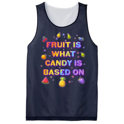 Colorful Fruit Is What Candy Is Based On Mesh Reversible Basketball Jersey Tank