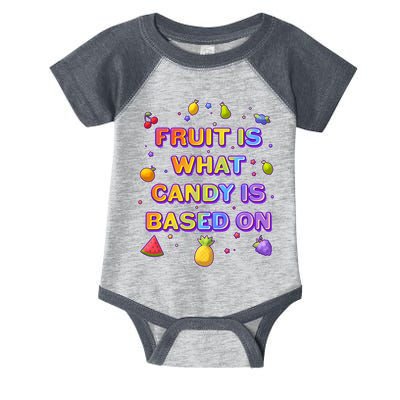Colorful Fruit Is What Candy Is Based On Infant Baby Jersey Bodysuit