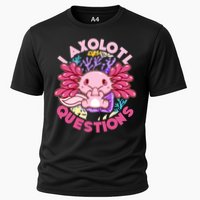 Cute Funny I Axolotl Questions Performance Shirt