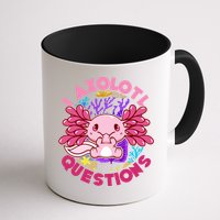 Cute Funny I Axolotl Questions Mug