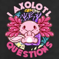 Cute Funny I Axolotl Questions Golf Towel