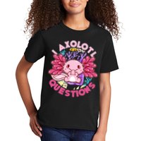Cute Funny I Axolotl Questions Kids T-Shirt