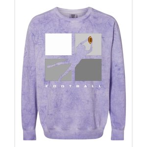 Catch Football Illustration Colorblast Crewneck Sweatshirt