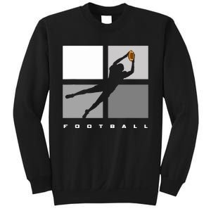 Catch Football Illustration Sweatshirt