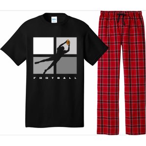 Catch Football Illustration Pajama Set