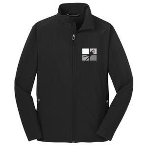 Catch Football Illustration Core Soft Shell Jacket