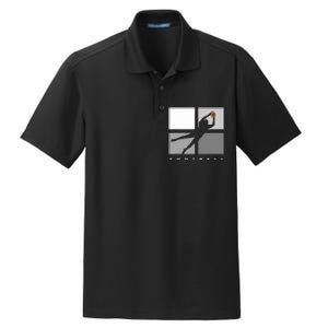 Catch Football Illustration Dry Zone Grid Polo