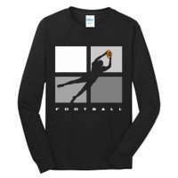 Catch Football Illustration Tall Long Sleeve T-Shirt