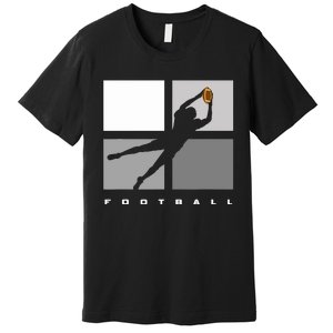 Catch Football Illustration Premium T-Shirt