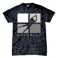 Catch Football Illustration Tie-Dye T-Shirt