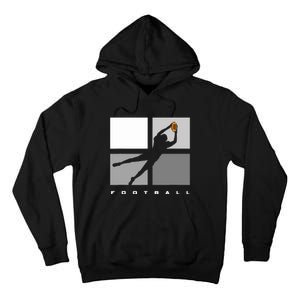 Catch Football Illustration Tall Hoodie