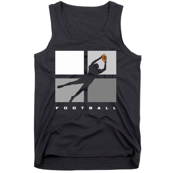 Catch Football Illustration Tank Top