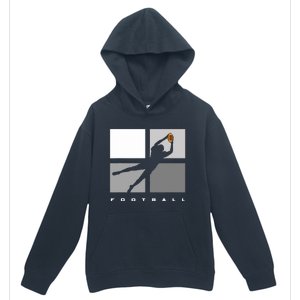 Catch Football Illustration Urban Pullover Hoodie