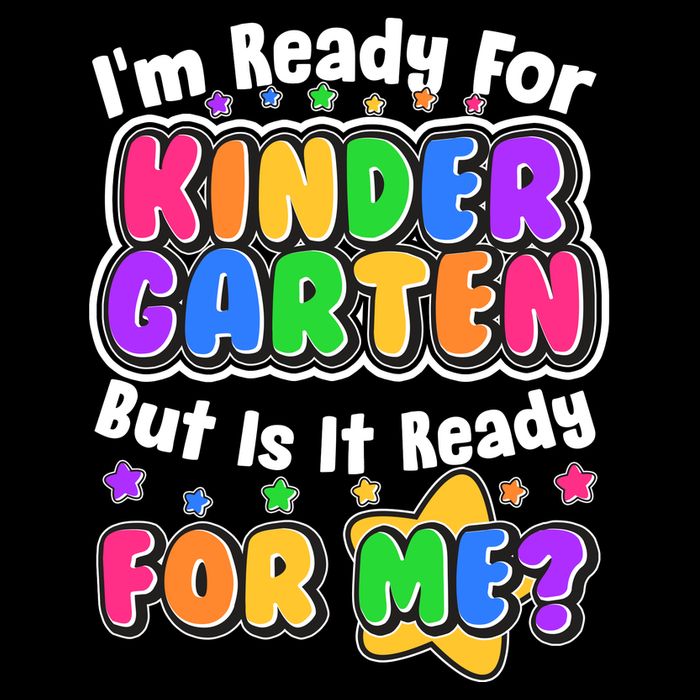 Cute Funny I'm Ready For Kindergarten But Is It Ready For Me Baby Bodysuit