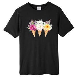 Cute Flower Ice Cream Cone Bouquets Tall Fusion ChromaSoft Performance T-Shirt