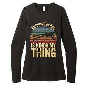 Catching Frogs Is Kinda My Thing Frog Catching Kids Gift Womens CVC Long Sleeve Shirt