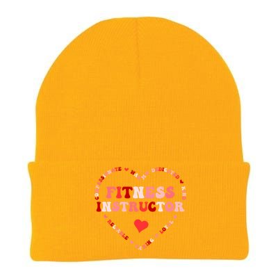 Cute Fitness Instructor Valentines Day Heart Cool Gift Knit Cap Winter Beanie