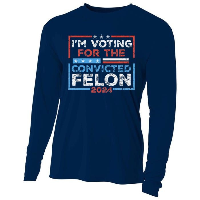 Convicted Felon IM Voting Convicted Felon 2024 Cooling Performance Long Sleeve Crew