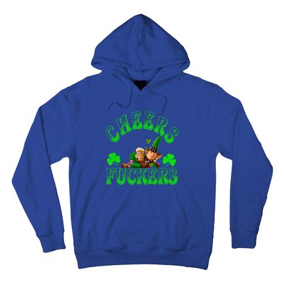 Cheers Fuckers Irish Shamrock St Patricks Day Tee Meaningful Gift Hoodie