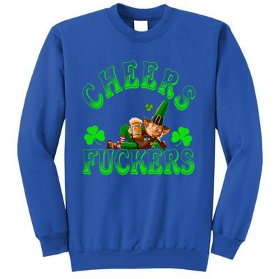 Cheers Fuckers Irish Shamrock St Patricks Day Tee Meaningful Gift Sweatshirt