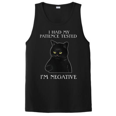 Cat Funny I Had My Patience Tested Im Negative PosiCharge Competitor Tank