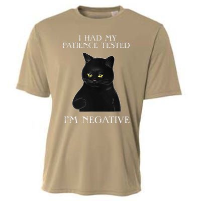 Cat Funny I Had My Patience Tested Im Negative Cooling Performance Crew T-Shirt