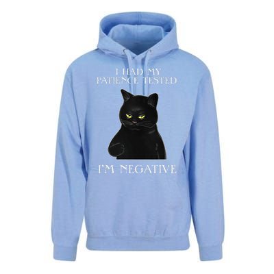 Cat Funny I Had My Patience Tested Im Negative Unisex Surf Hoodie