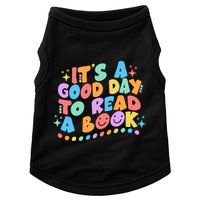 Cute Funny It's A Good Day To Read A Book Doggie Tank