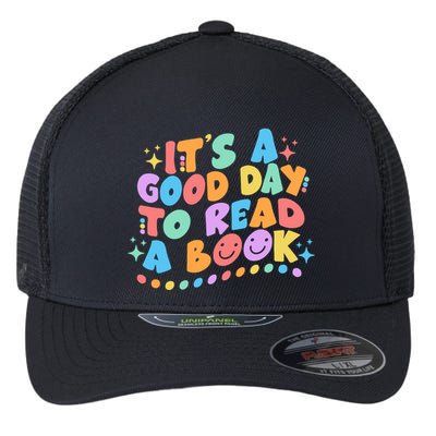Cute Funny It's A Good Day To Read A Book Flexfit Unipanel Trucker Cap